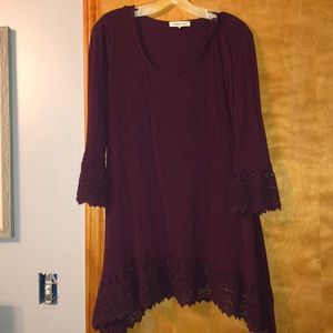 Plum Long Top